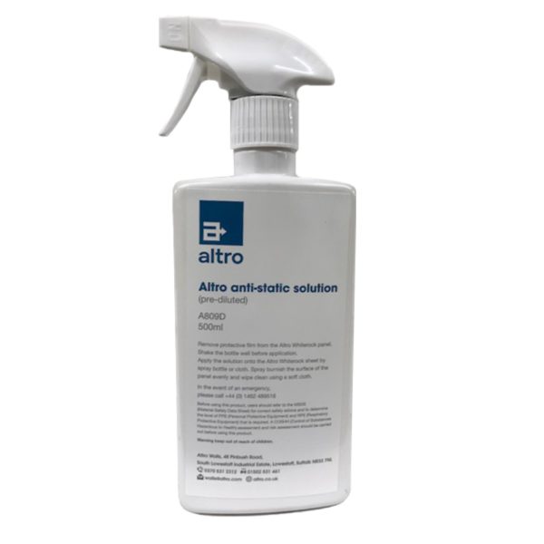 Antistatic agent spray bottle